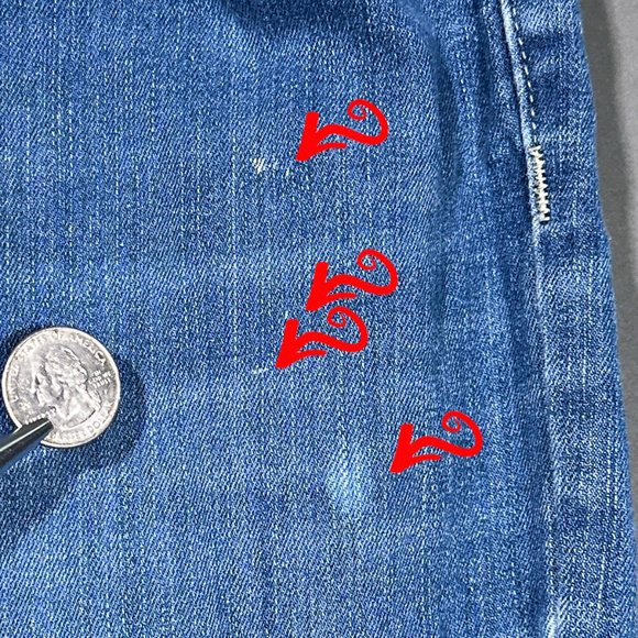 Signature Levi Strauss Mid Rise Bootcut Jeans Size 16S W33 X L30 - Picture 6 of 16